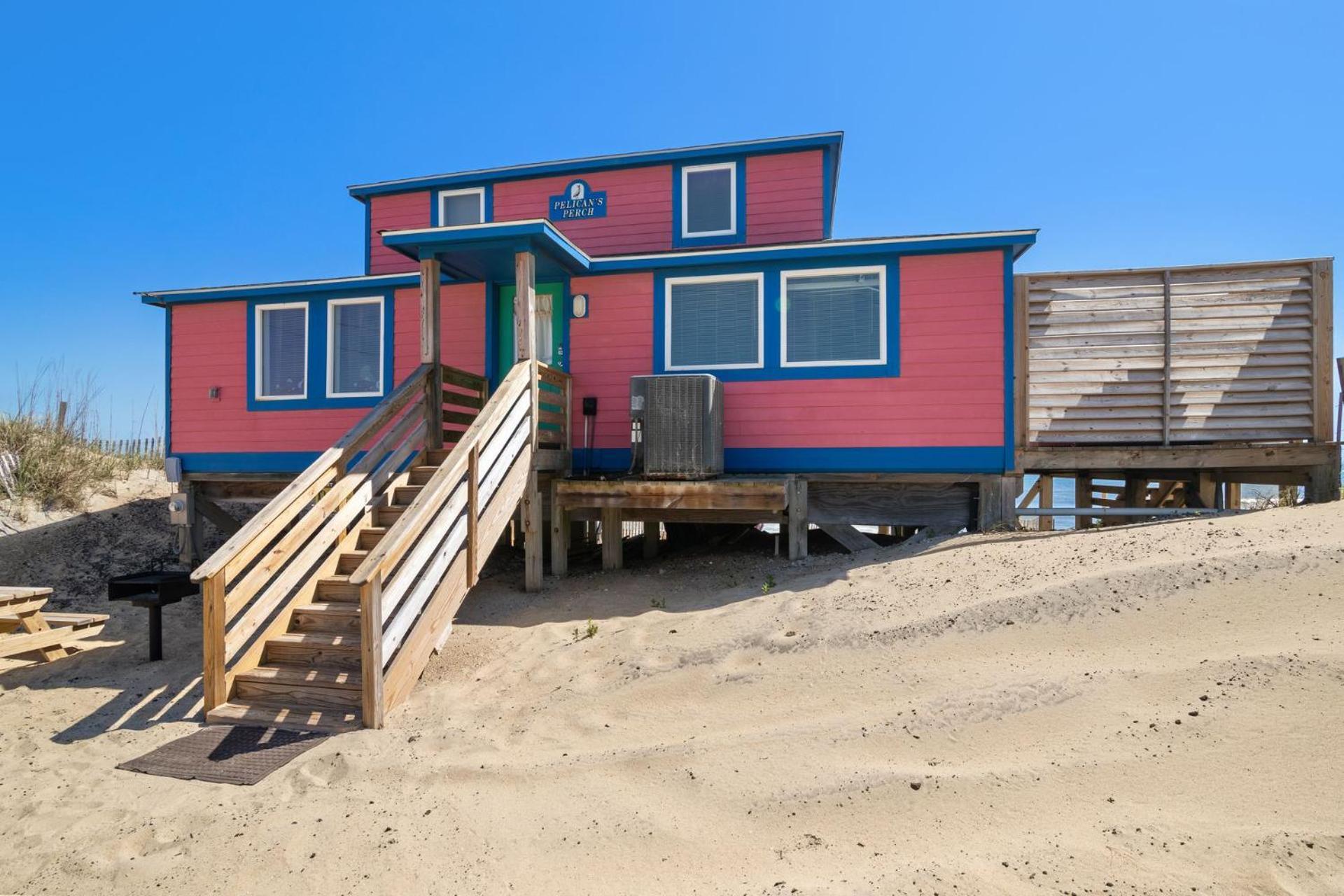 4102 Pelicans Perch: The Iconic Obx Oceanfront Kitty Hawk Buitenkant foto