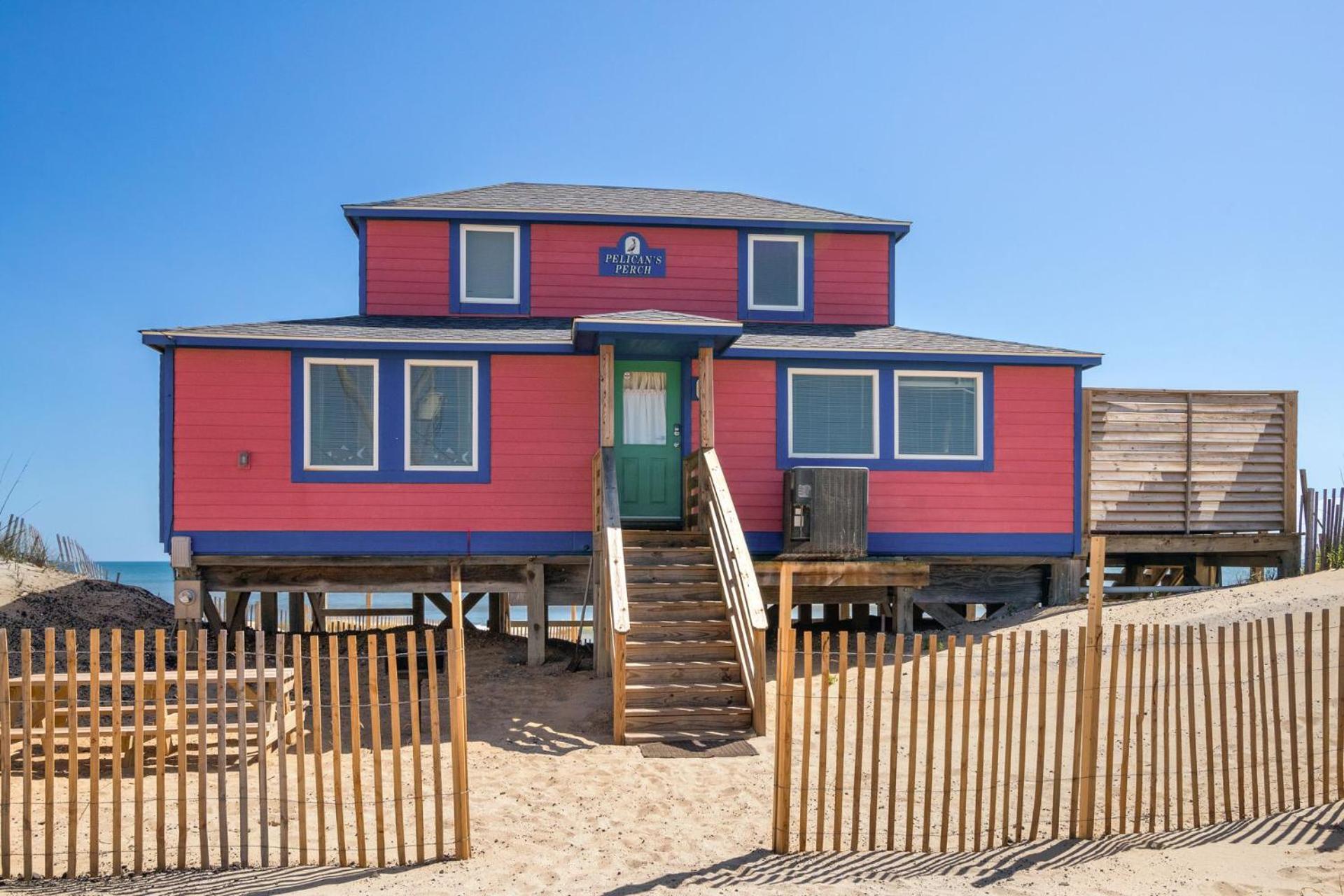 4102 Pelicans Perch: The Iconic Obx Oceanfront Kitty Hawk Buitenkant foto