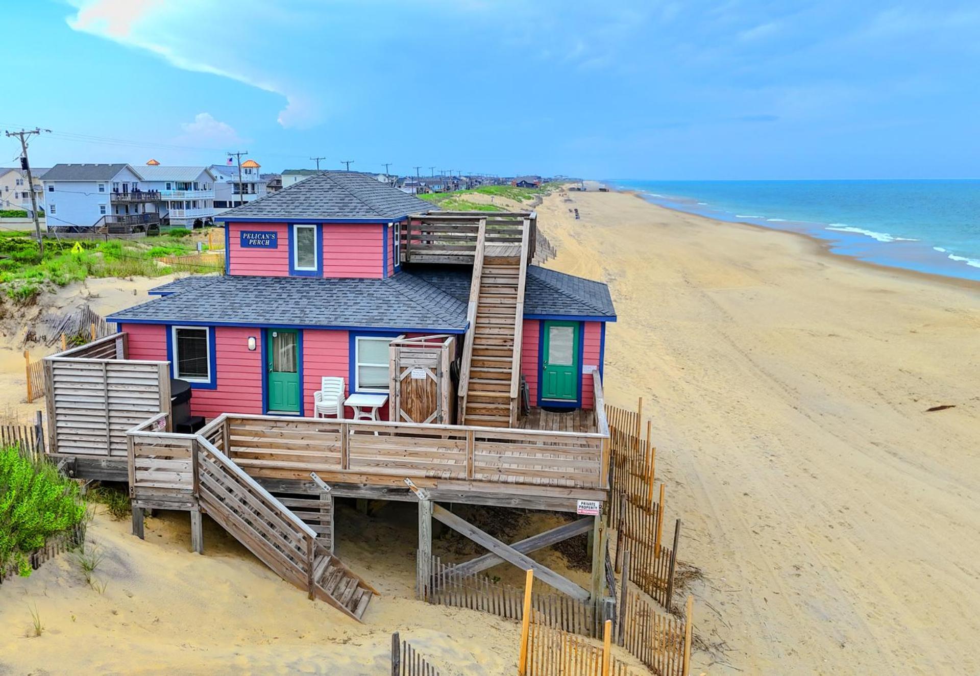 4102 Pelicans Perch: The Iconic Obx Oceanfront Kitty Hawk Buitenkant foto